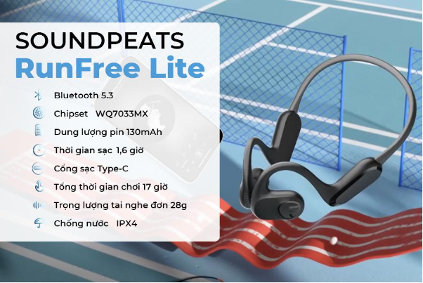 Thiết kế chuyên biệt cho người tập luyện thể thao Soundpeats Runfree Lite liệu có đáng để mua? - Ảnh 1.