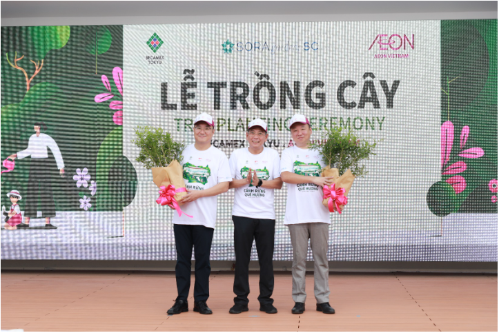 BECAMEX TOKYU và AEON Việt Nam tổ chức ngày hội trồng cây tại SORA gardens SC - Ảnh 2.