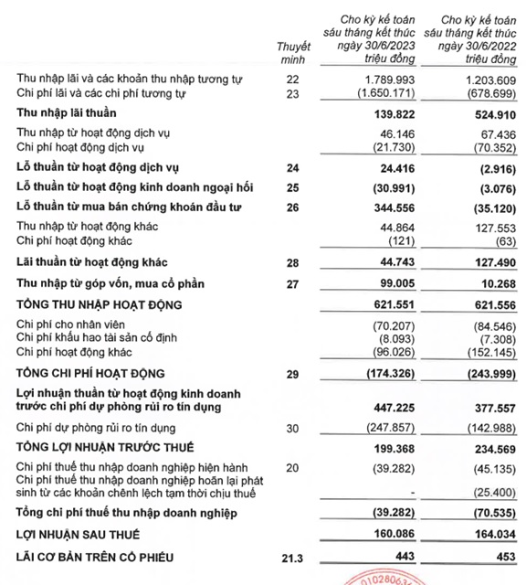 EVF: Lợi nhuận trước thuế 6 tháng năm 2023 sau soát xét đạt gần 200 tỷ đồng - Ảnh 1.