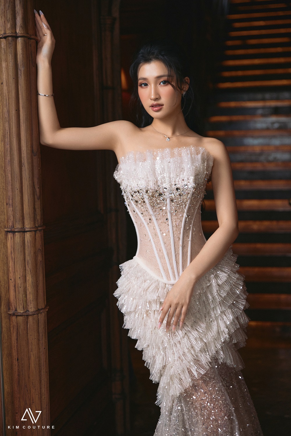 Chiêm ngưỡng vẻ đẹp lộng lẫy của Á hậu Phương Nhi khi diện váy cưới - Ảnh 8.