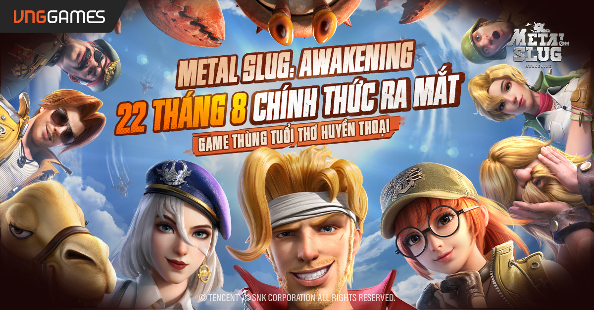 Huyền thoại trở lại Metal Slug Awakening mở đăng ký trước với hàng triệu  quà tặng hấp dẫn