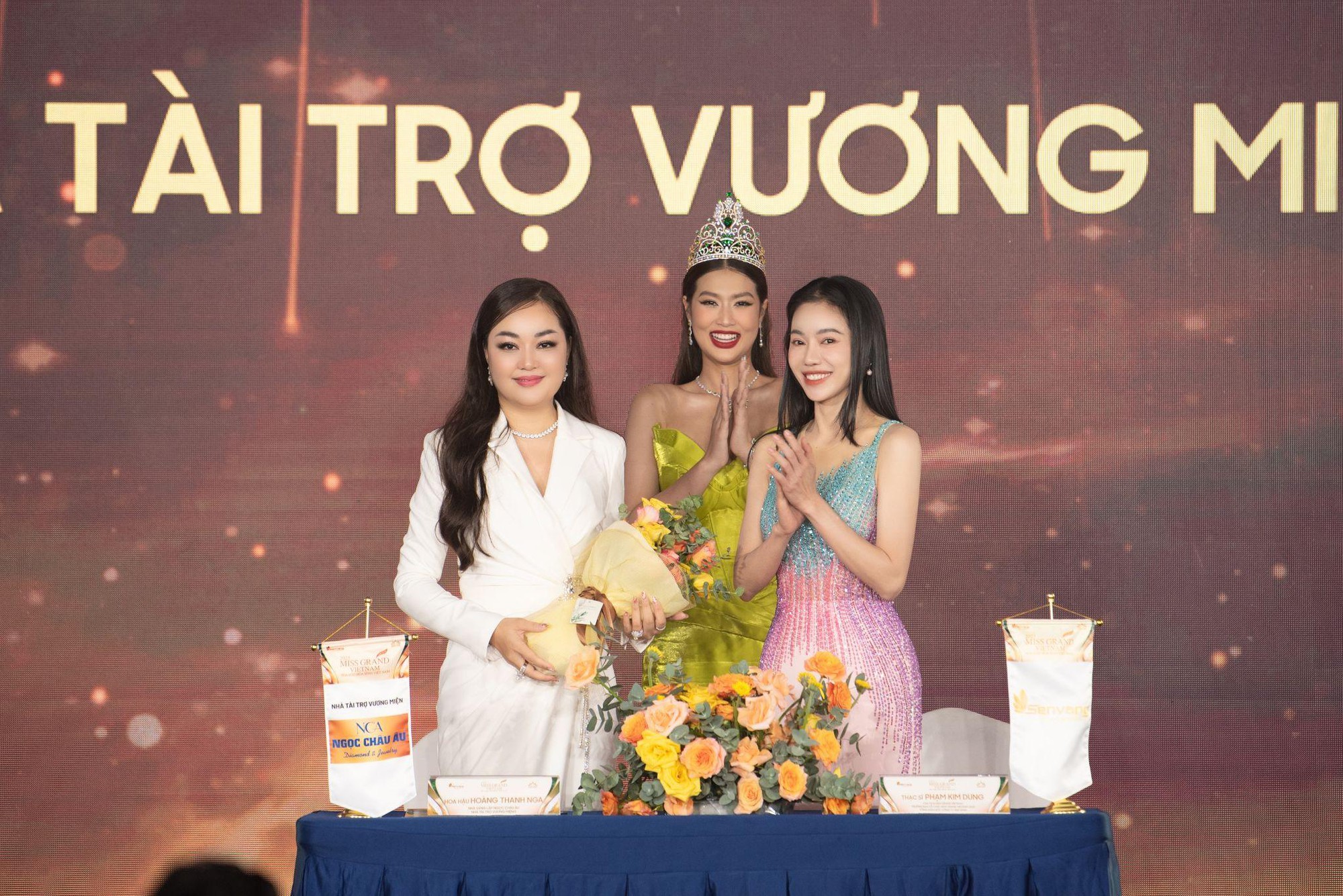 Ngọc Châu Âu chính thức trở thành Nhà tài trợ Vương miện Hoa hậu Hòa bình Việt Nam 2023 - Ảnh 1.