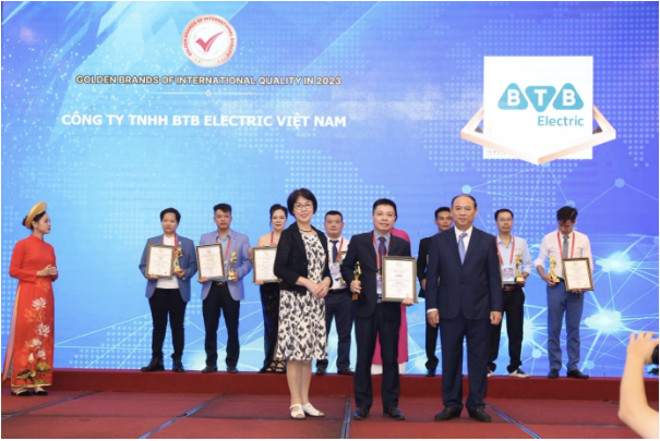 BTB Electric đạt Top 10 Thương hiệu Vàng chất lượng quốc tế - Ảnh 1.