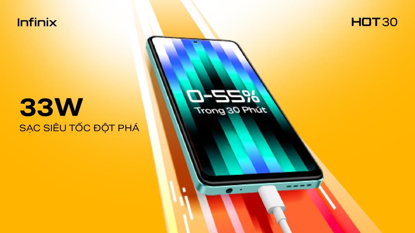 Infinix HOT 30 khuấy động phân khúc giá 3 triệu với sạc siêu tốc 33W và bộ nhớ khủng 256GB - Ảnh 3.