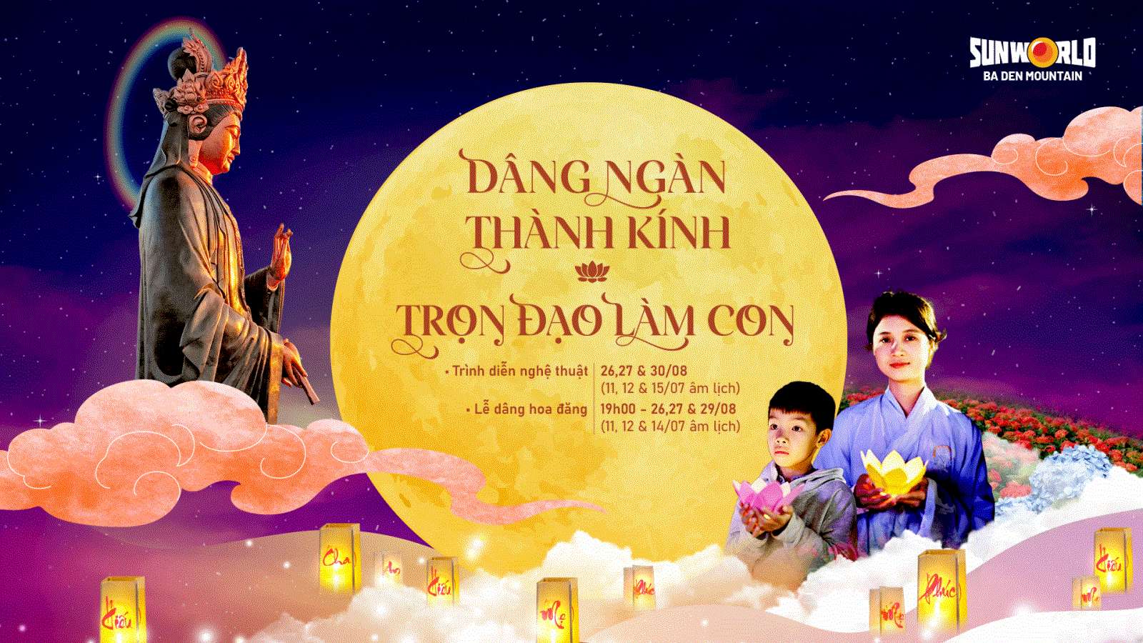 Loạt lễ hội văn hoá và hoạt động nghệ thuật độc đáo tại núi Bà Đen, Tây Ninh kéo dài từ lễ Vu Lan đến Rằm Trung thu - Ảnh 2.