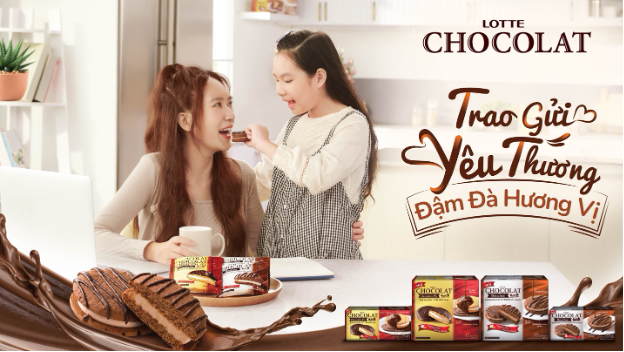 Bánh Bouchee LOTTE CHOCOLAT vị Socola mới cả nhà thích mê - Ảnh 1.