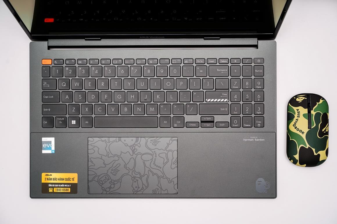 Bộ sưu tập laptop “gây bão” với tín đồ thời trang streetwear - ASUS Vivobook S 15 OLED BAPE® Edition - Ảnh 5.