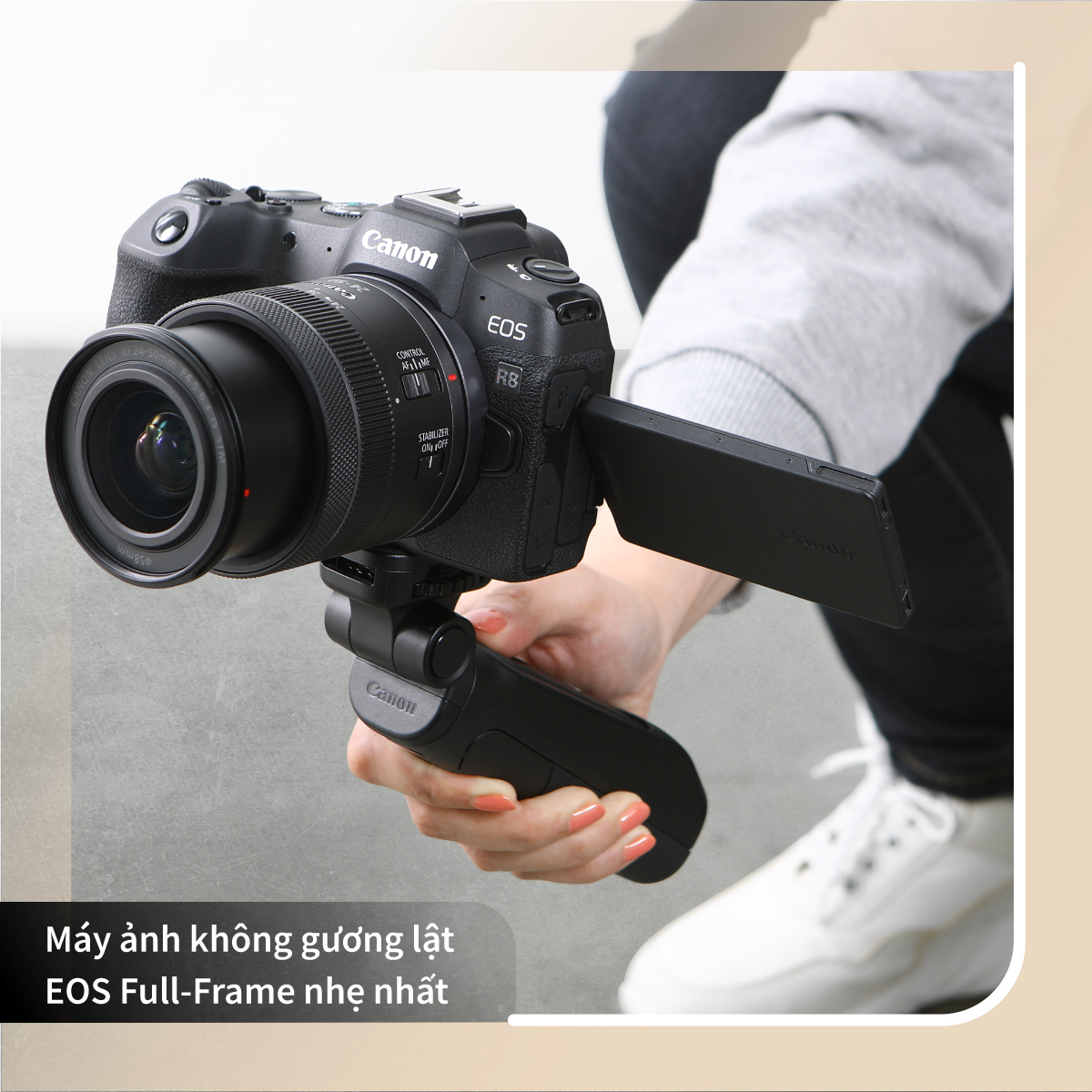 Sáng tạo nội dung video đỉnh cao với Canon EOS R8 - Ảnh 1.