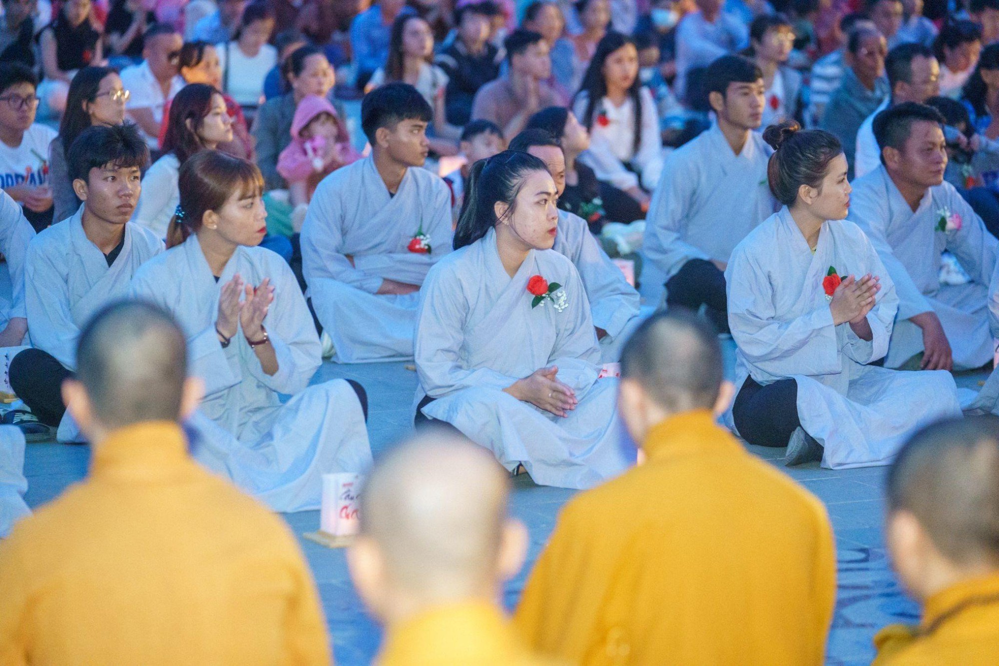 Phật tử khắp cả nước tìm về Núi Bà Đen, Tây Ninh thực hành hiếu đạo mùa Vu Lan - Ảnh 13.