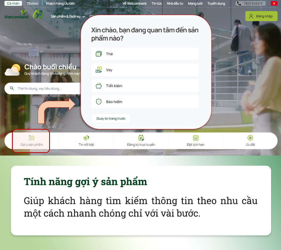 Vietcombank ra mắt website hoàn toàn mới: Hiện đại, thông minh và thân thiện với người dùng - Ảnh 6.