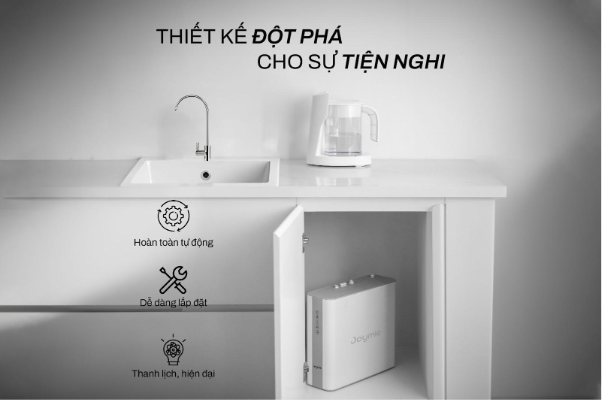 Trải nghiệm công nghệ đột phá mới cùng máy lọc nước nhỏ gọn Joymie P30-B - Ảnh 1.