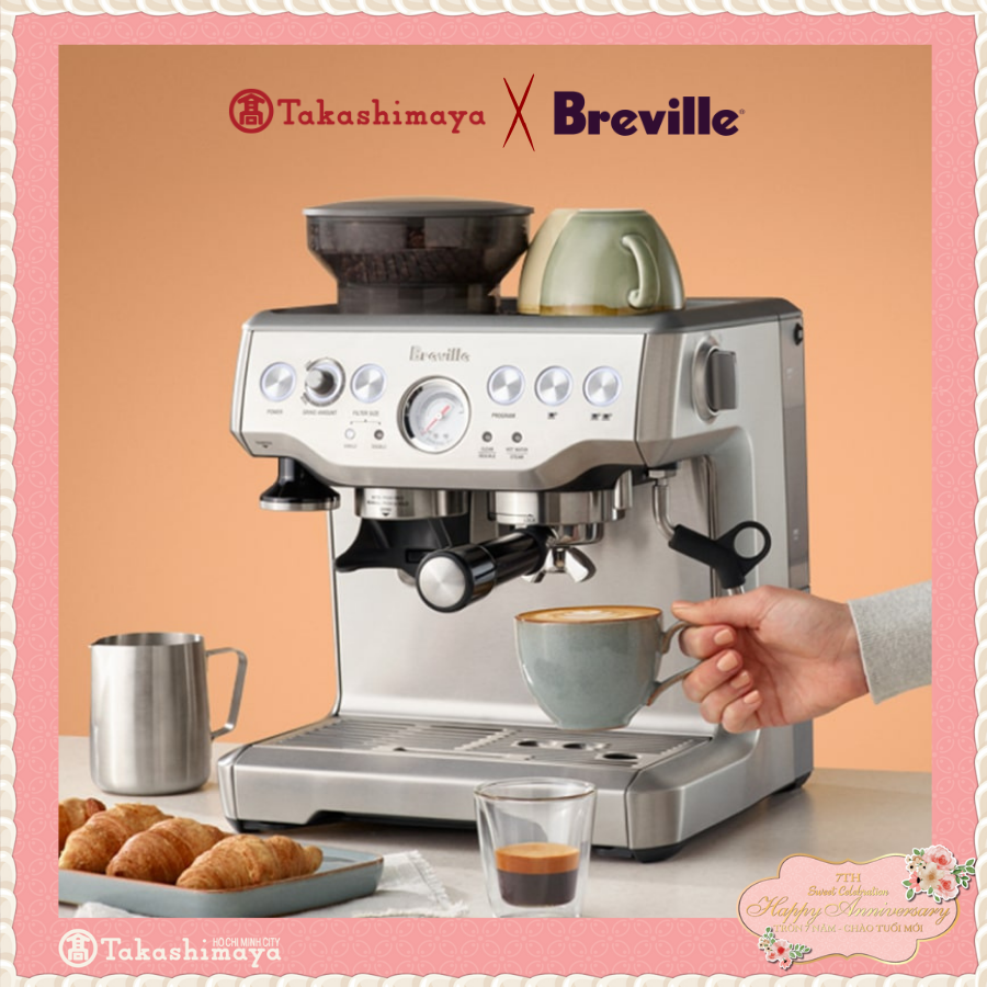 Máy pha cà phê Breville tưng bừng khuyến mãi mùa trung thu 2023  - Ảnh 3.