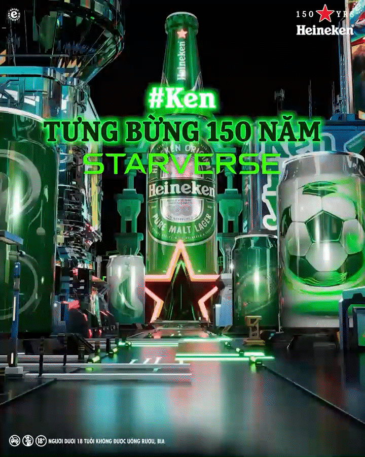 Jun Phạm, Cris Phan cùng giới trẻ tạo không gian đại tiệc tại Starverse, tưng bừng đại tiệc 150 năm cùng Heineken - Ảnh 2.