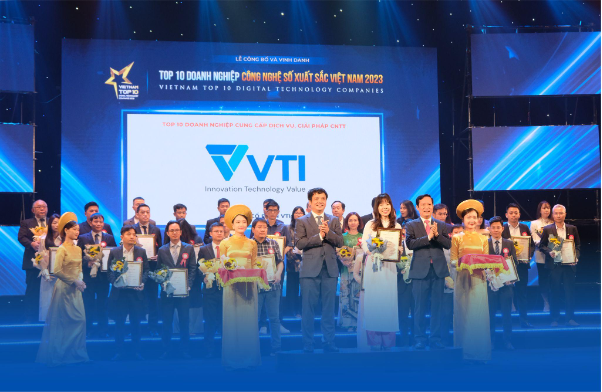 VTI Group lập hat-trick tại Top 10 doanh nghiệp công nghệ số xuất sắc 2023 - Ảnh 4.