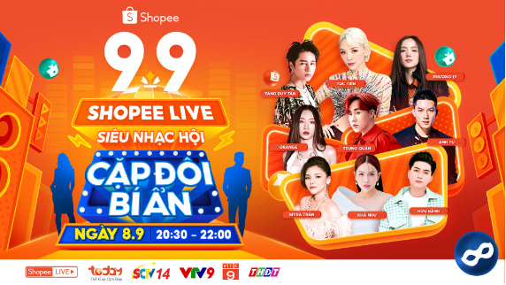 Shopee kết hợp nhiều gương mặt giải trí, tung siêu ưu đãi đón sale 9.9 - Ảnh 3.