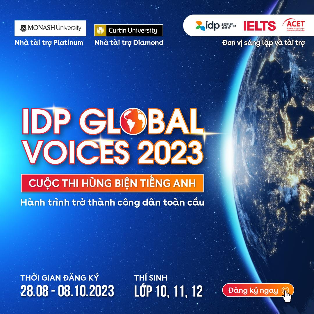 Khởi động cuộc thi hùng biện tiếng Anh - IDP Global Voices 2023 - Ảnh 1.