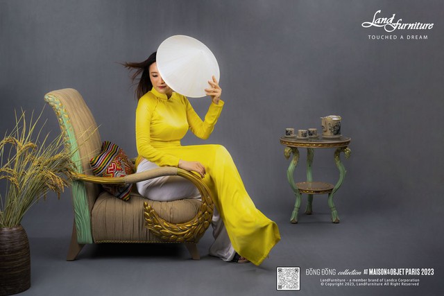 LandFurniture cùng “Đòng Đòng” Việt Nam nổi bật trong triển lãm nội thất tại Paris - Ảnh 4. LandFurniture cùng “Đòng Đòng” Việt Nam nổi bật trong triển lãm nội thất tại Paris - Ảnh 4.