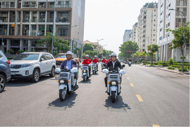 Honda Việt Nam hợp tác cùng Lotteria Việt Nam triển khai dự án sử dụng xe điện giao hàng - Ảnh 5.