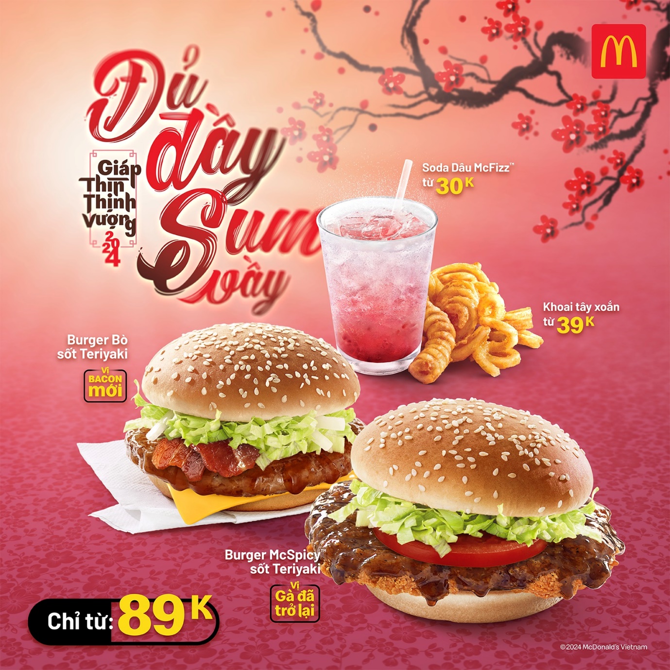 McDonald’s và Thực đơn Tết &quot;Sum Vầy Đủ Đầy - Giáp Thìn Thịnh Vượng&quot; - Ảnh 1.