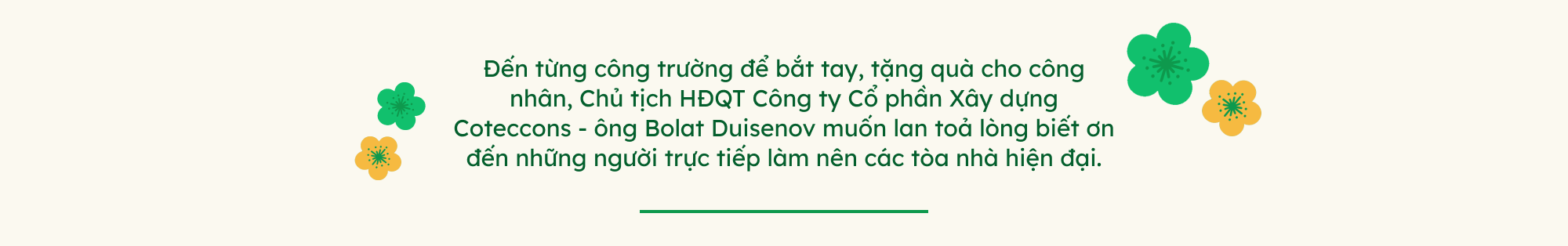 Chủ tịch Coteccons: “Người thợ xây xứng đáng được cả xã hội trân trọng” - Ảnh 1.