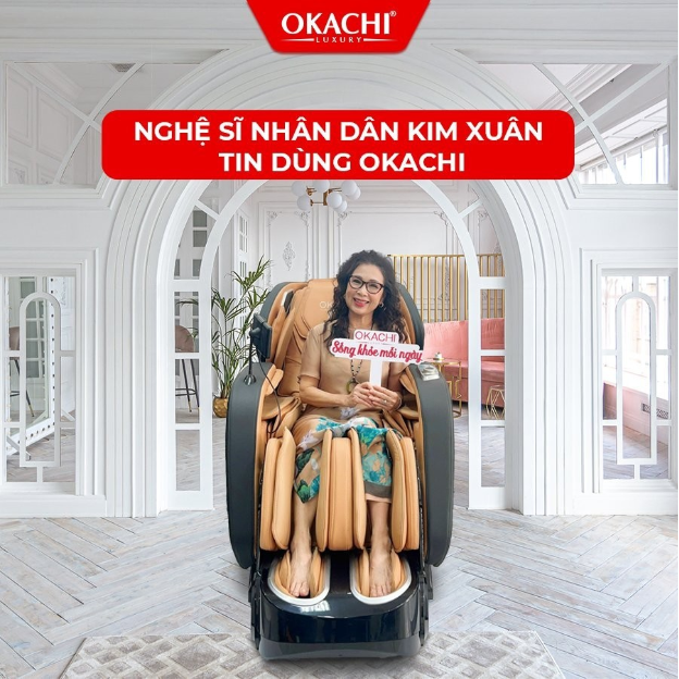 OKACHI – thương hiệu vàng phân phối ghế massage hàng đầu tại Việt Nam - Ảnh 3.