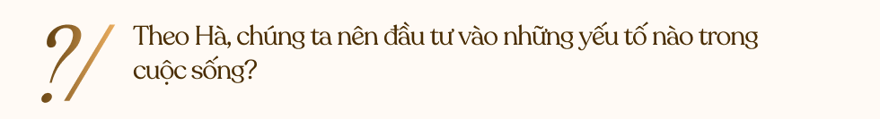Hồ Ngọc Hà: Hưởng thụ và làm đẹp là cần thiết