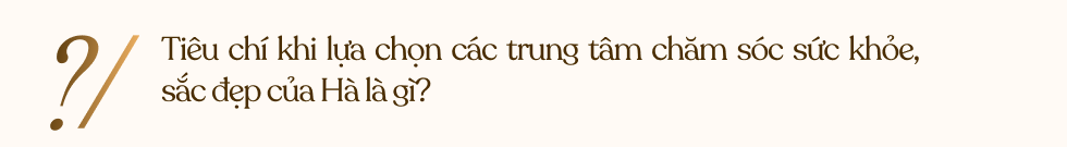 Hồ Ngọc Hà: Hưởng thụ và làm đẹp là cần thiết