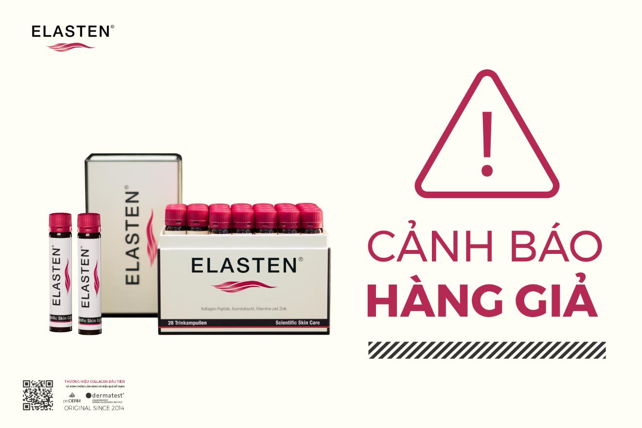 Elasten chính thức lên tiếng cảnh báo người tiêu dùng về hàng giả collagen Elasten xuất hiện trên thị trường - Ảnh 1.