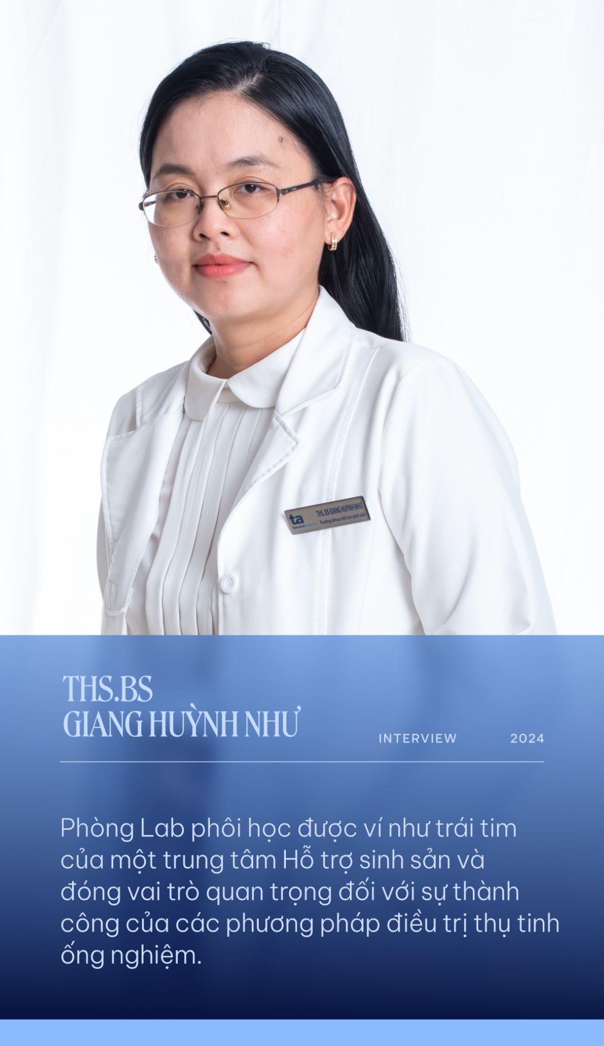 ThS.BS Giang Huỳnh Như: Từ tò mò cách nuôi cấy phôi đến nữ chuyên gia tiên phong xây Lab ISO 5 cho ngành hiếm muộn Việt Nam - Ảnh 2.