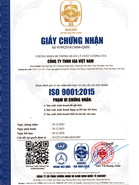 Nội thất IGA vinh dự nhận chứng nhận ISO 9001:2015 giai đoạn 2023-2026 - Ảnh 2.