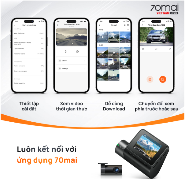 Camera hành trình 70mai A200 ghi hình trước sau với nâng cấp đáng giá - Ảnh 5.