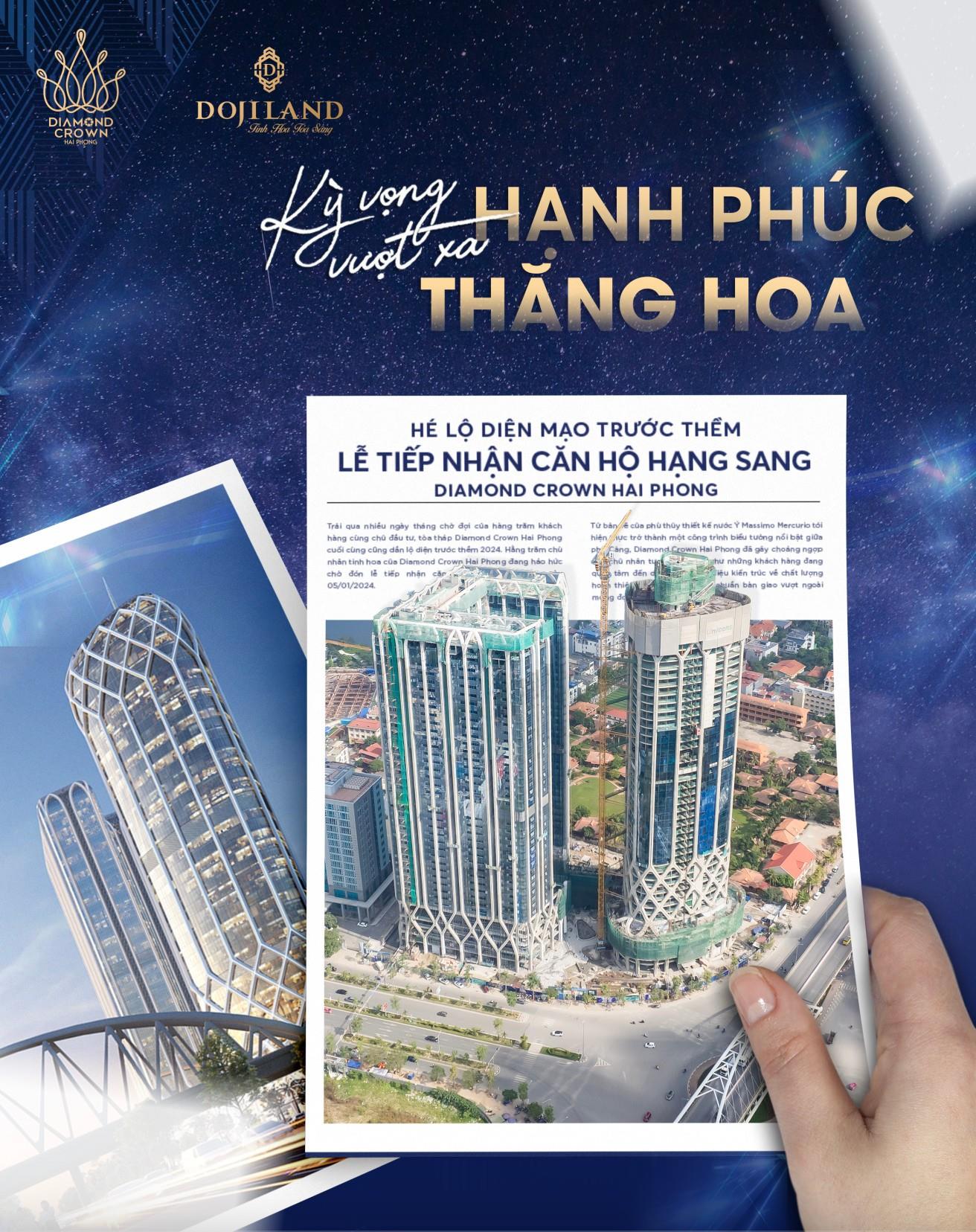 Hé lộ những hình ảnh đầu tiên của căn hộ hạng sang Diamond Crown Hai Phong - Ảnh 3.