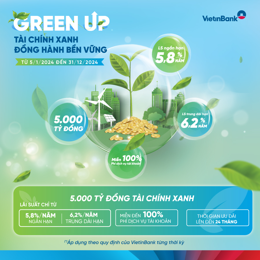 VietinBank ra mắt gói tài chính hỗ trợ doanh nghiệp phát triển bền vững - Ảnh 1.