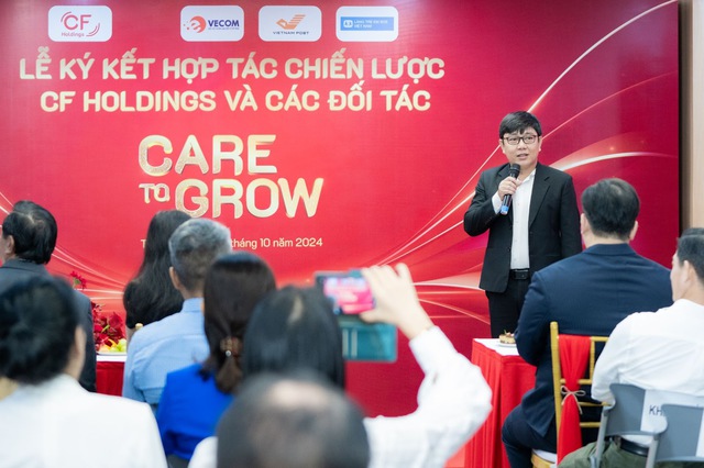 CF Holdings ký kết hợp tác chiến lược với VECOM, VNPost và Làng trẻ em SOS Việt Nam - Ảnh 1.