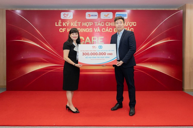 CF Holdings ký kết hợp tác chiến lược với VECOM, VNPost và Làng trẻ em SOS Việt Nam - Ảnh 3.