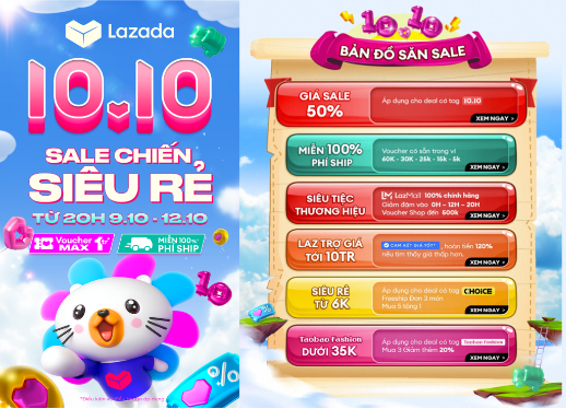 Sale ngày đôi 10/10 trên Lazada: hội chị em vén khéo thu nghìn chiến lợi phẩm - Ảnh 1.