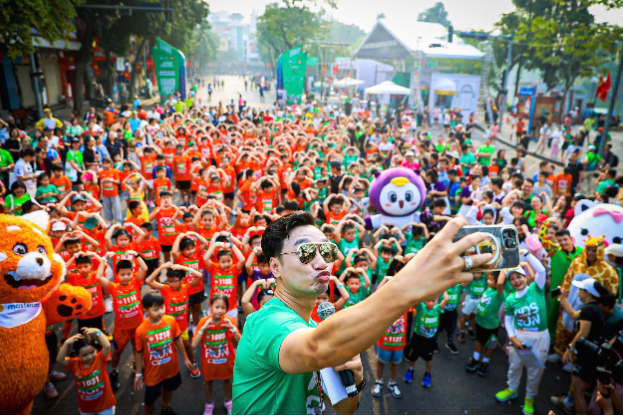 Bùng nổ đường đua Mastercard Kids Run 2024 - Ảnh 4.