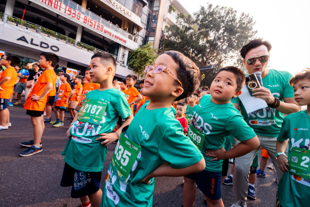 Bùng nổ đường đua Mastercard Kids Run 2024 - Ảnh 5.