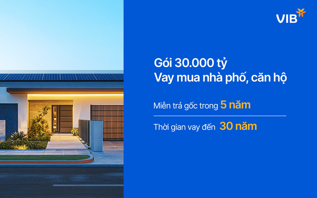 Gói vay mua nhà lãi suất chỉ từ 5,9%/năm, miễn gốc 5 năm, thời hạn vay đến 30 năm - Ảnh 2.