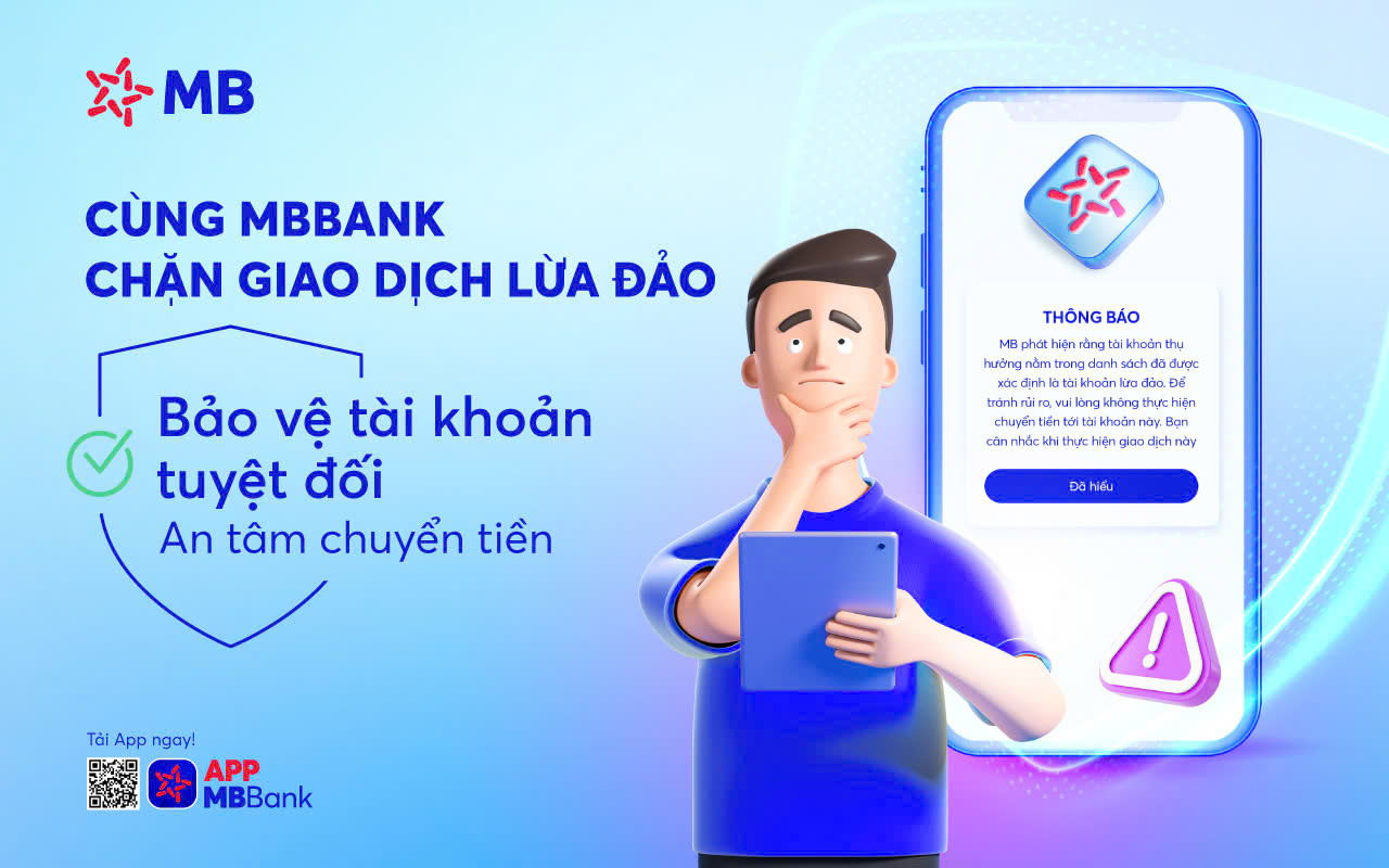 MB: Bảo vệ tài khoản bằng bộ giải pháp nâng cấp liên tục- Ảnh 1.