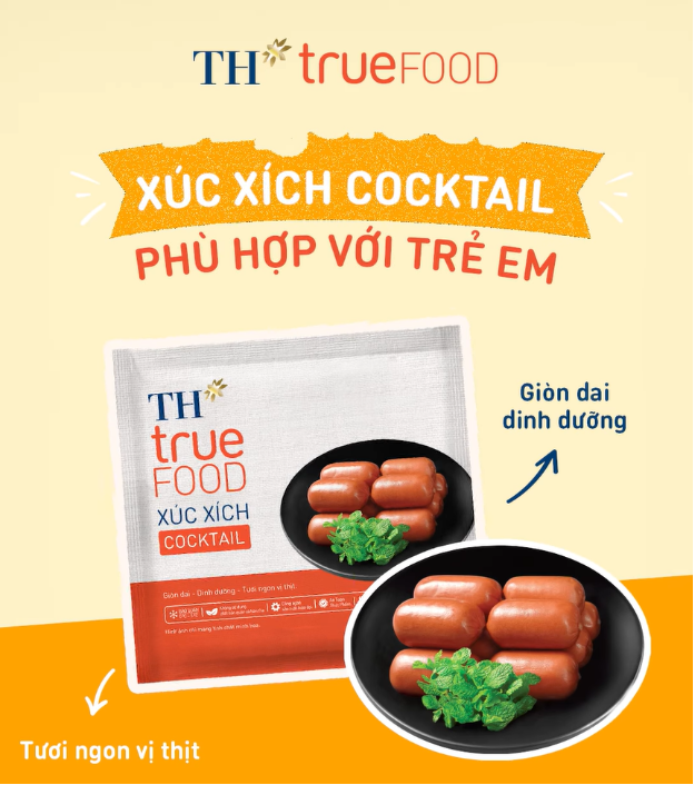 Bộ ba xúc xích TH true FOOD: Xúc xích ngon, tròn vị tiệc - Ảnh 3.