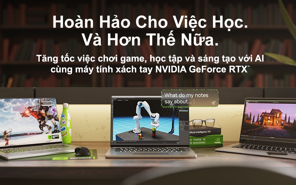 Laptop GeForce RTX triển khai khuyến mãi đặc biệt cho mùa "Back to School 2024"