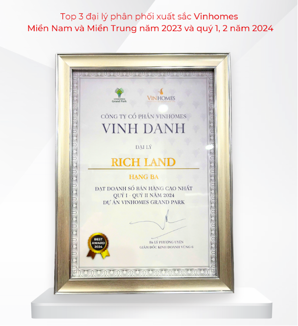 Rich Land Việt Nam - Đối tác phân phối chiến lược của Vinhomes Miền Nam & Miền Trung- Ảnh 1.