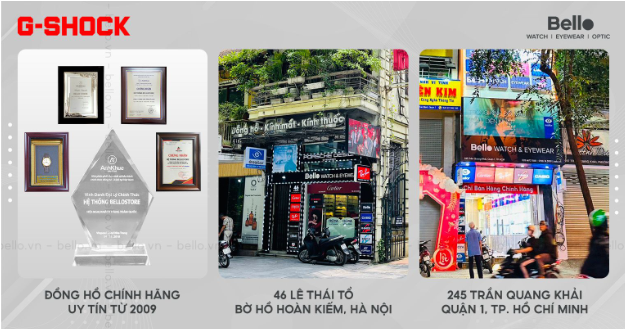 Chính sách thay pin miễn phí trọn đời đồng hồ Casio G-Shock tại Bello- Ảnh 3.