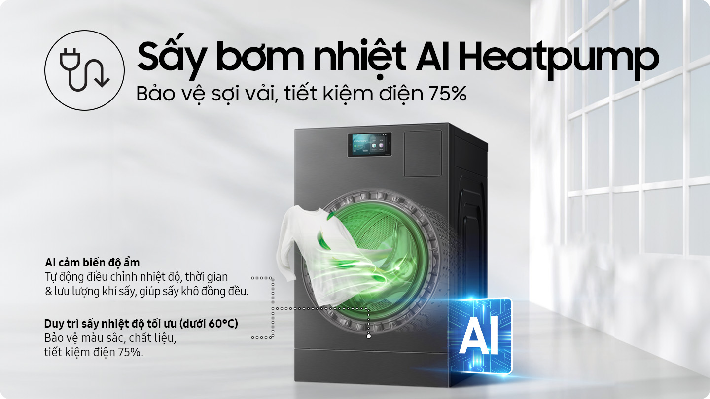 Samsung Bespoke AI Heatpump kiến tạo cuộc cách mạng giặt sấy mới- Ảnh 2.