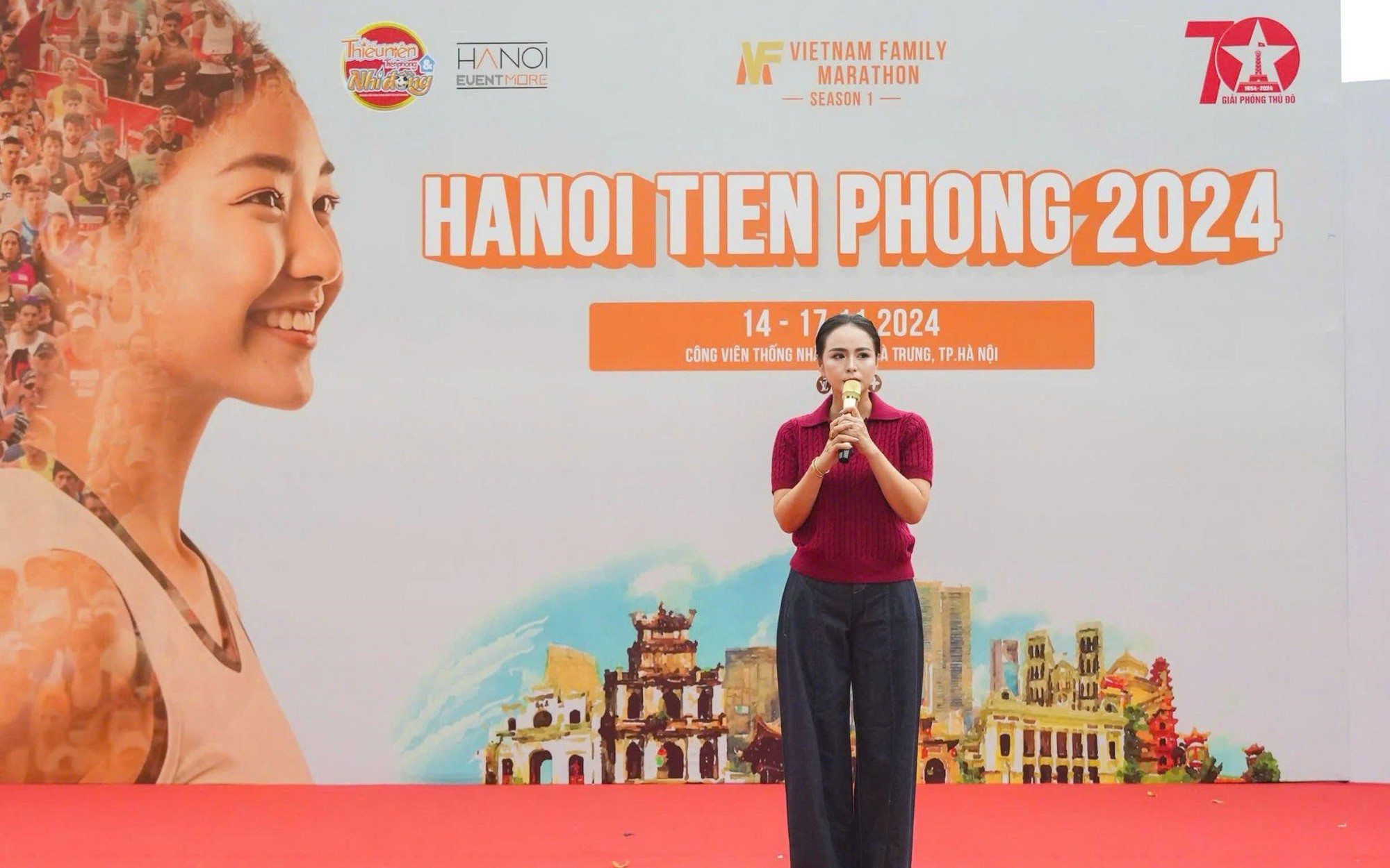 Doanh nhân Thanh Hương Bùi – Người truyền cảm hứng đồng hành cùng Vietnam Family Marathon Hà Nội Tiên Phong 2024