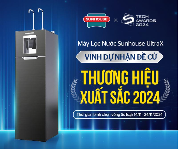 Tâm điểm TechAward 2024: Máy lọc nước Sunhouse UltraX - Tiên phong sống khỏe- Ảnh 5.