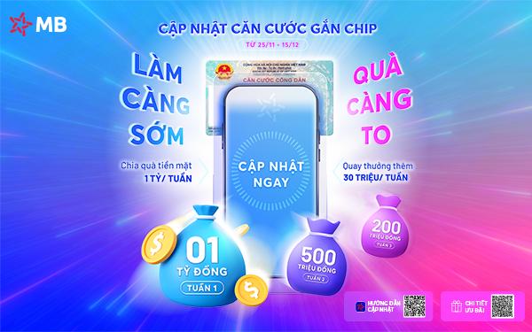 MB chi gần 2 tỷ đồng tặng khách hàng cập nhật căn cước thành công trên App MBBank - Ảnh 1.