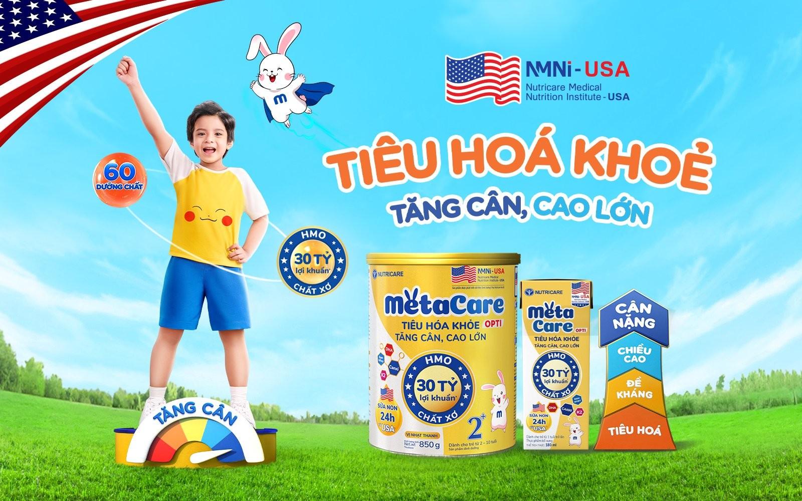 Sữa mát Metacare Opti - Thương hiệu Quốc gia Dinh dưỡng Y học giúp trẻ tiêu hóa khỏe, tăng cân, cao lớn- Ảnh 2.