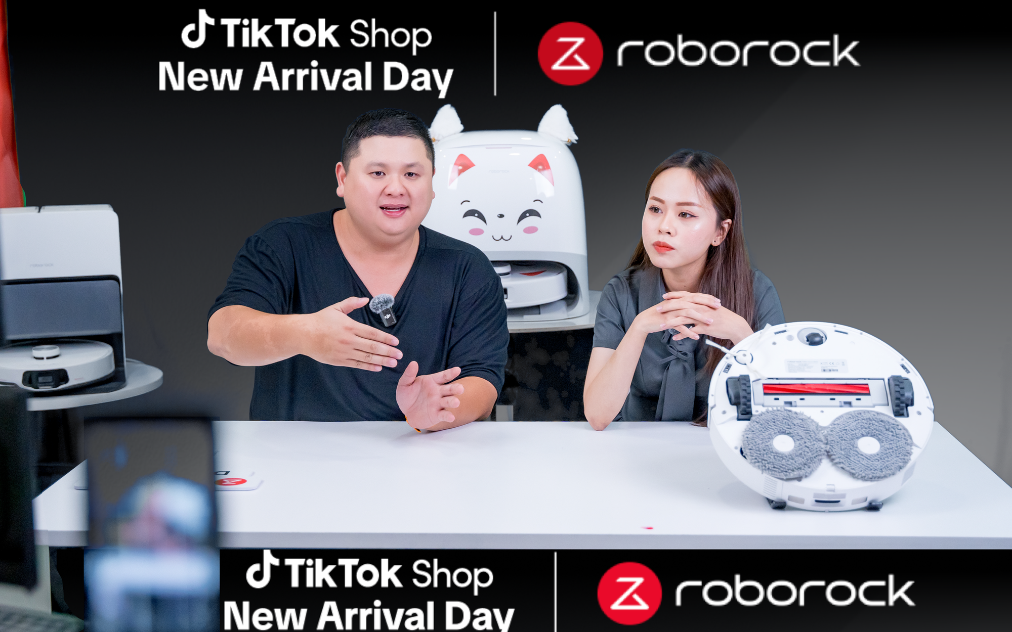 Roborock bùng nổ doanh số trong chiến dịch mở bán sản phẩm Qrevo Curv trên TikTok Shop